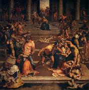 Daniele Da Volterra The Massacre of the Innocents oil on canvas